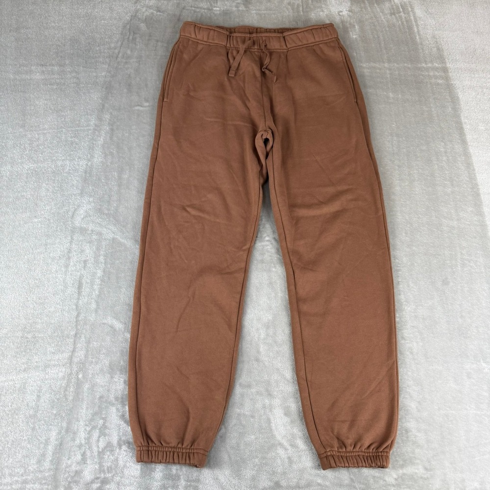 American Giant Classic Sweatpants Womens Medium Soft Silt Brown $100 USA NWOT